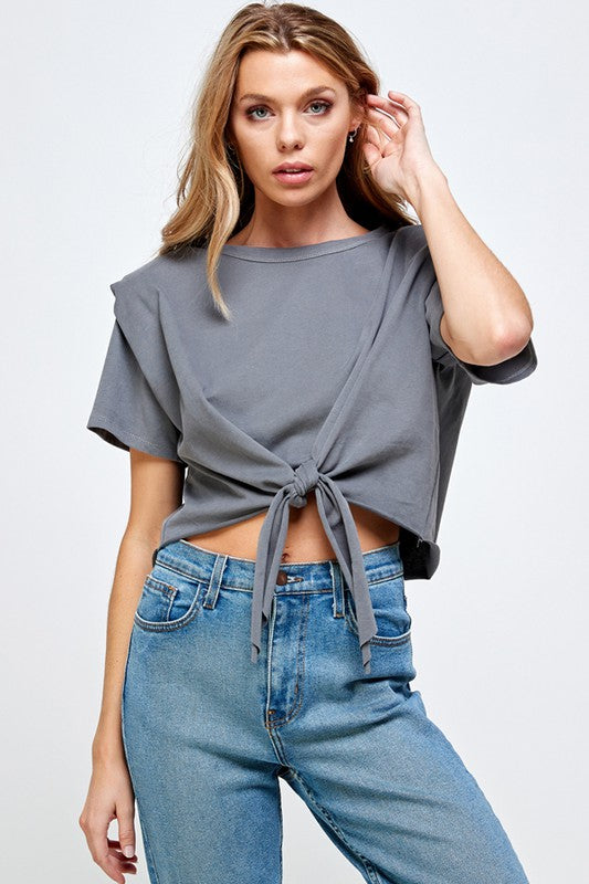 KNOT CROP TOP