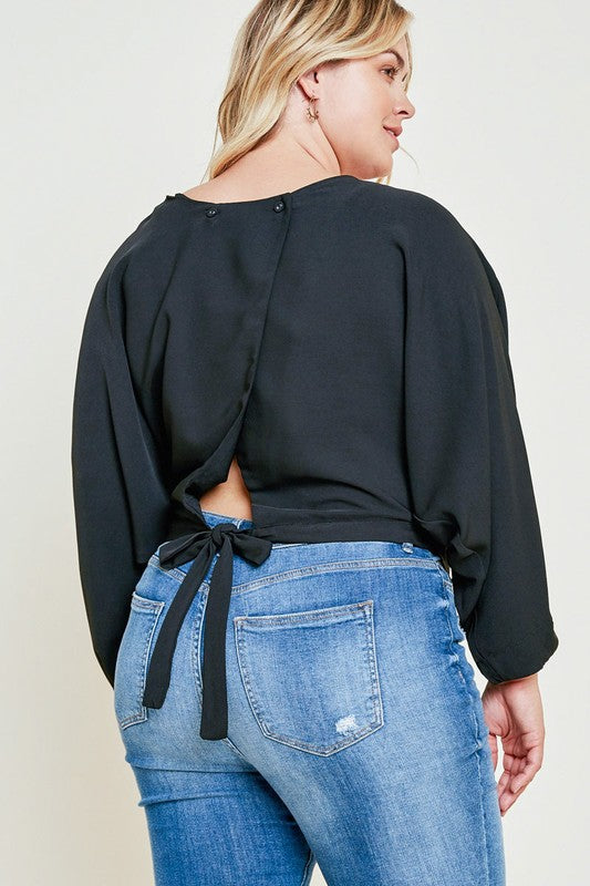 BAT WING CROP TOP