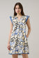 ELECTRIC PETAL DRESS