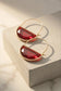 HALF MOON STONE EARRINGS