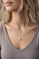 TWO ROW PEBBLE PENDANT NECKLACE