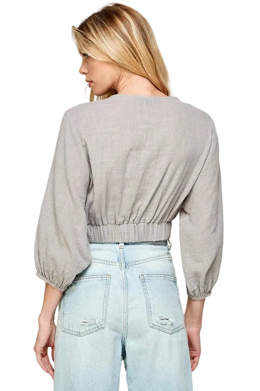 SIMPLY GREY TOP
