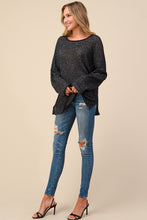 Load image into Gallery viewer, MAKE YOUR CHOICE CHARCOAL SWEATER
