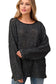 MAKE YOUR CHOICE CHARCOAL SWEATER