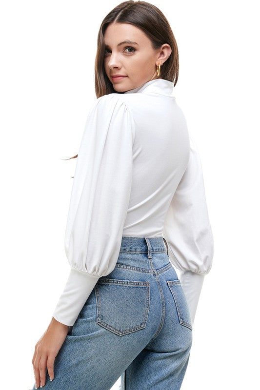 FROSTY WHITE BODYSUIT