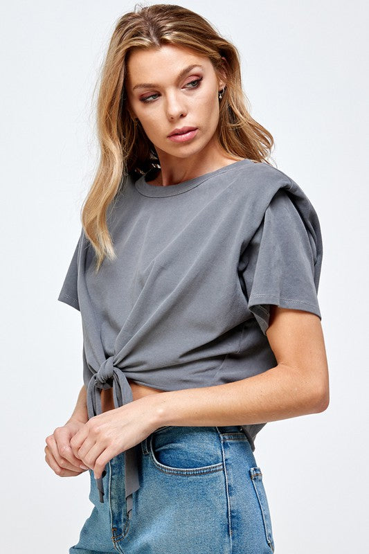 KNOT CROP TOP