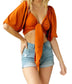 V TIE TOP