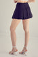 BLACK TENNIS SKORT